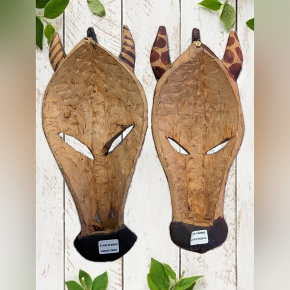 Vintage - Giraffe & Zebra faces - Picture 6 of 8